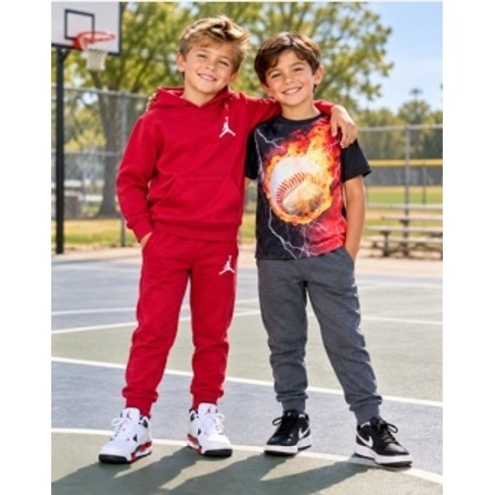 Jordan Athletic Works BCG Boys Size 6 5-Piece Activewear Bundle